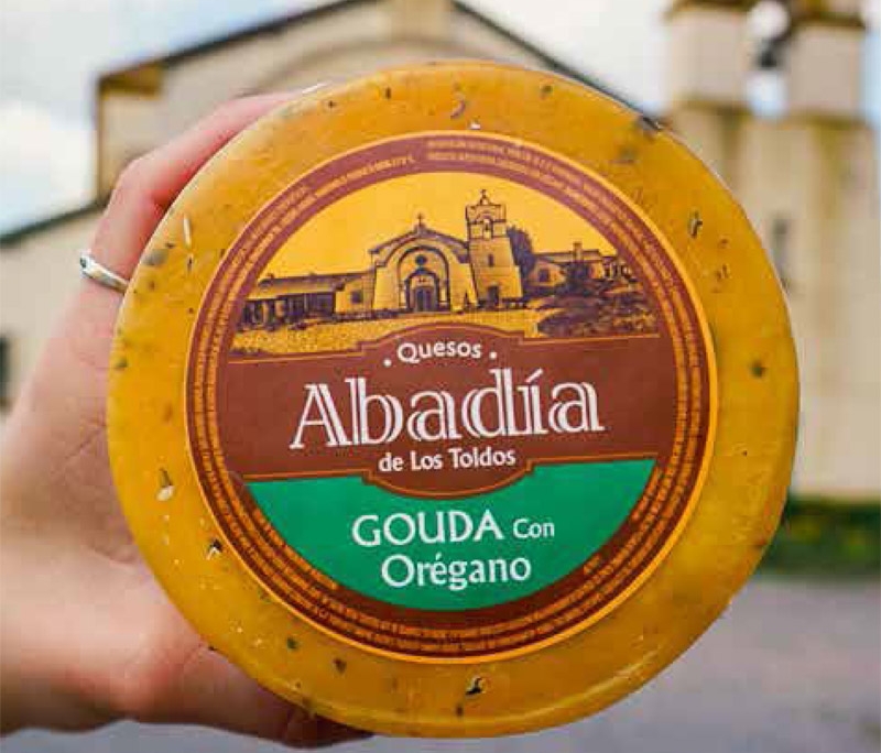 Gouda con orégano